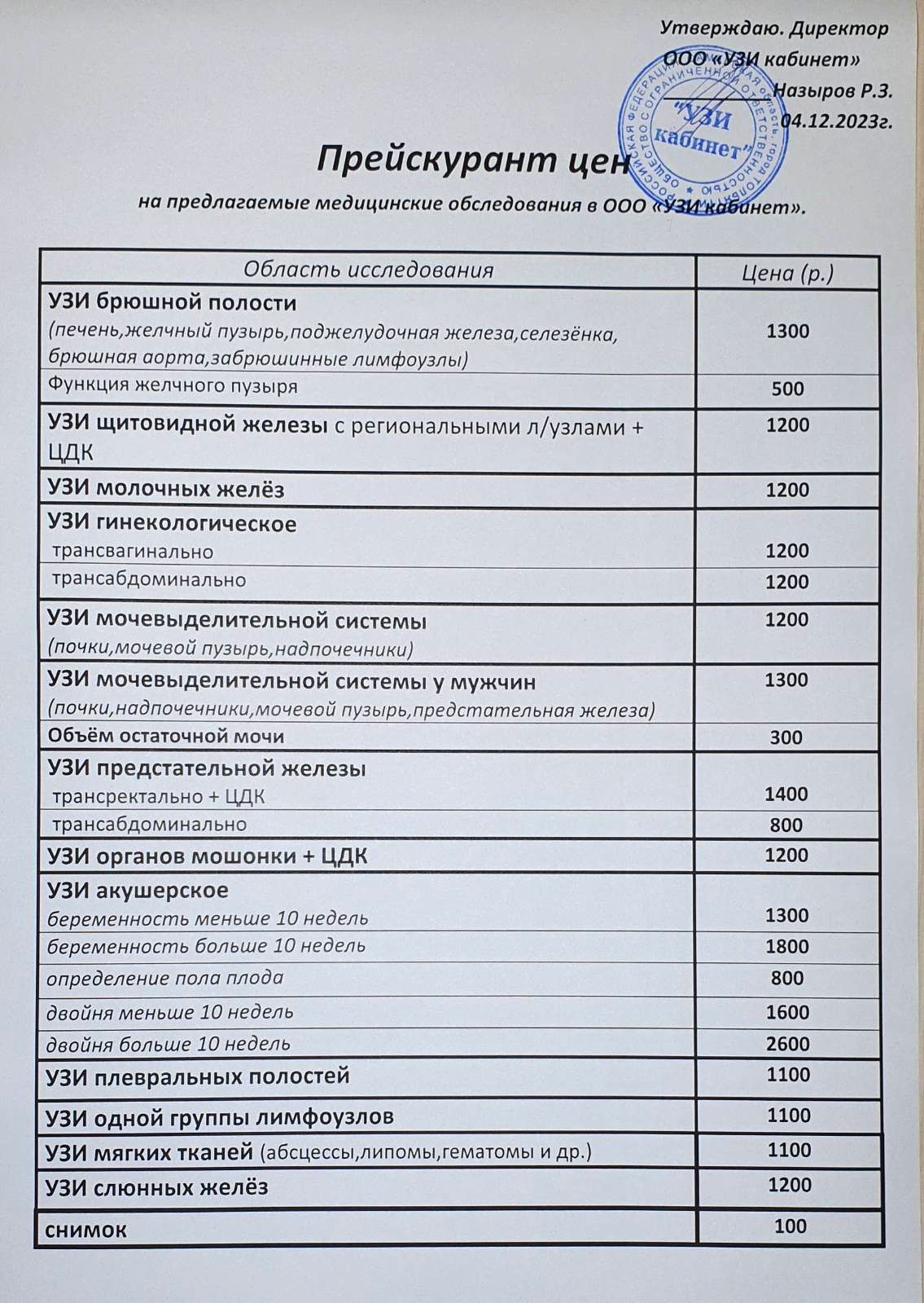 Открыть узи кабинет бизнес план